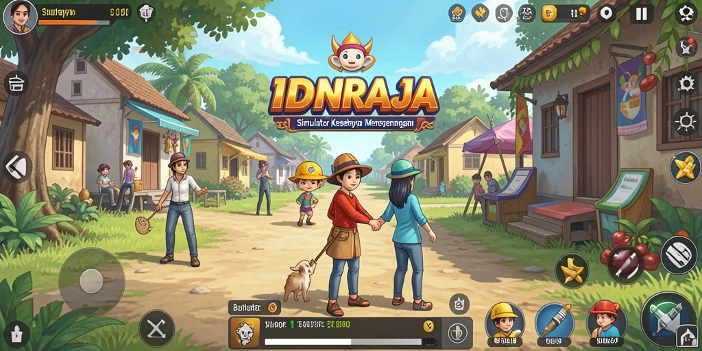 Tampilan gameplay <strong>IDNRAJA</strong> yang menarik dan interaktif.