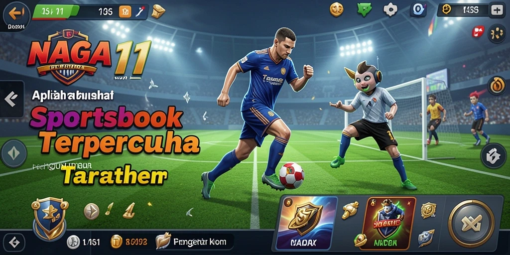 Screenshot gameplay NAGA11 menampilkan berbagai opsi taruhan olahraga.