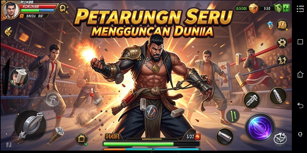 Tangkapan layar ROKOK88 menampilkan aksi pertarungan yang mendebarkan.