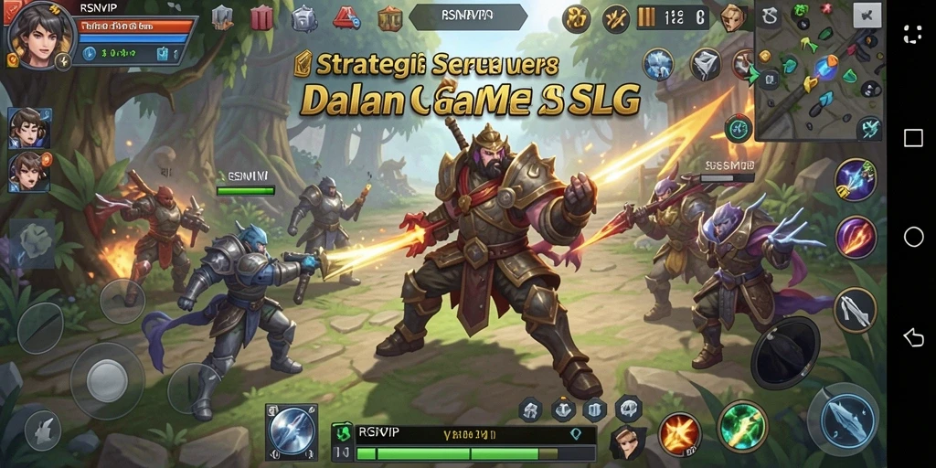 Tampilan gameplay menarik dan strategis di RSNVIP.