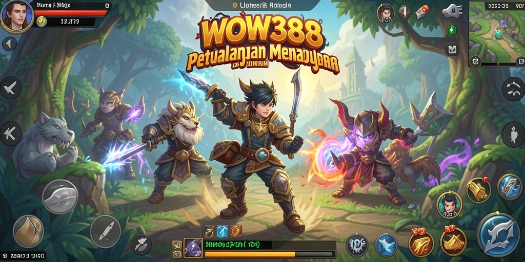 Screenshot menampilkan karakter beraksi dalam pertempuran RPG yang mendebarkan.